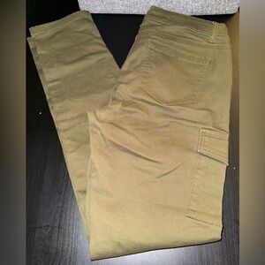 Olive wax Jeans
